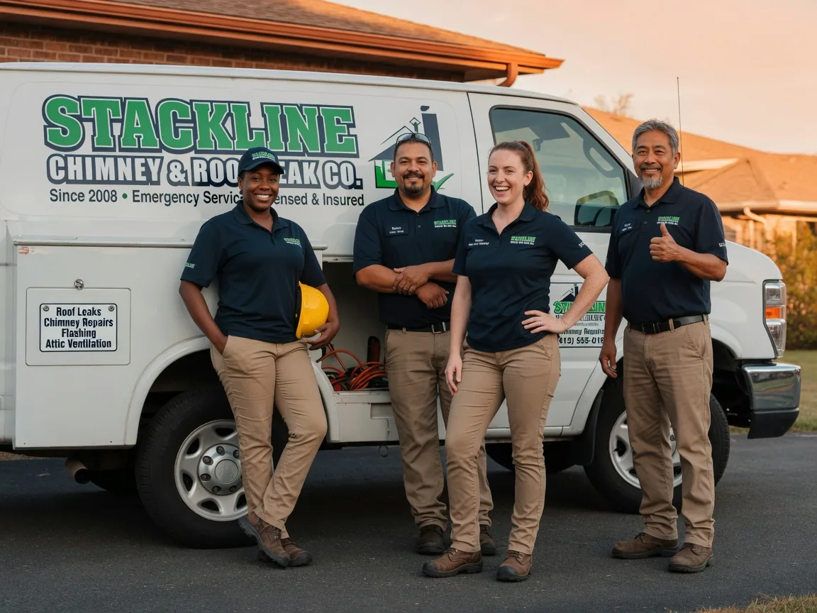 Chimney flashing repair company in Neffs, OH
